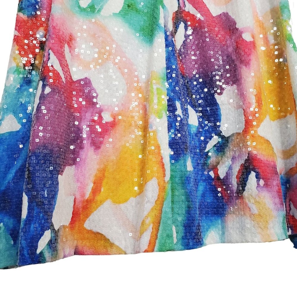 Julia Jordan Size 10 Dress Sequin Sparkle Party Vacation Cocktail Resort Lined - Picture 9 of 11